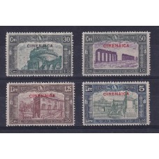 COLONIAS ITALIANAS CIRENAICA 1930 Yv 67/70 SERIE COMPLETA NUEVA CON GOMA 150 EUROS